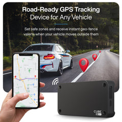 Cube GPS PRO tracker magnet attaching to metal surface