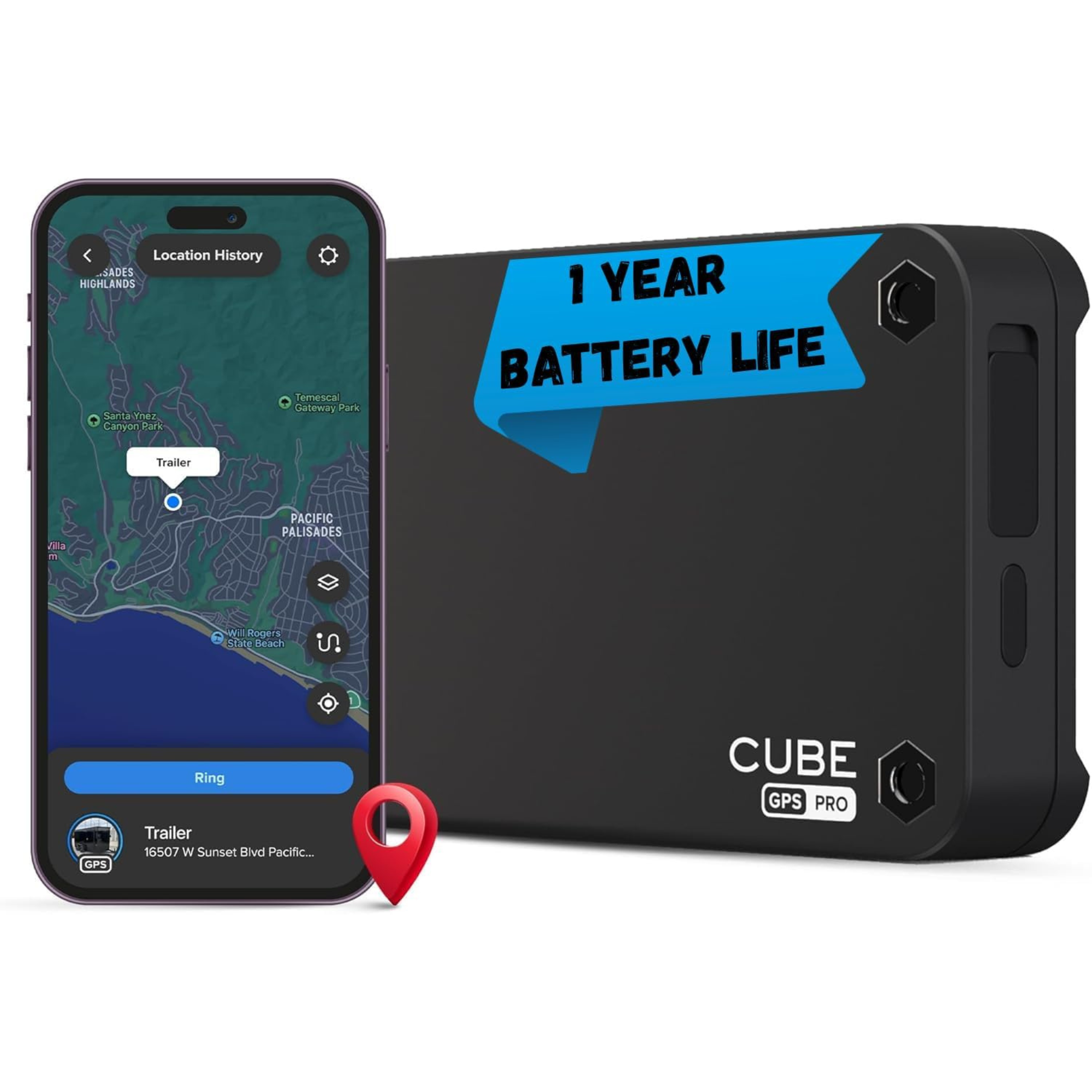 Cube GPS PRO Tracker: Magnetic GPS Tracker | 1 Year Battery Life | 4G LTE | Real-Time Tracking - Amazon Shop