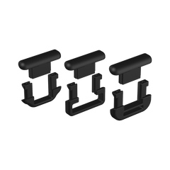 Cube GPS Collars Black Attachment Clips