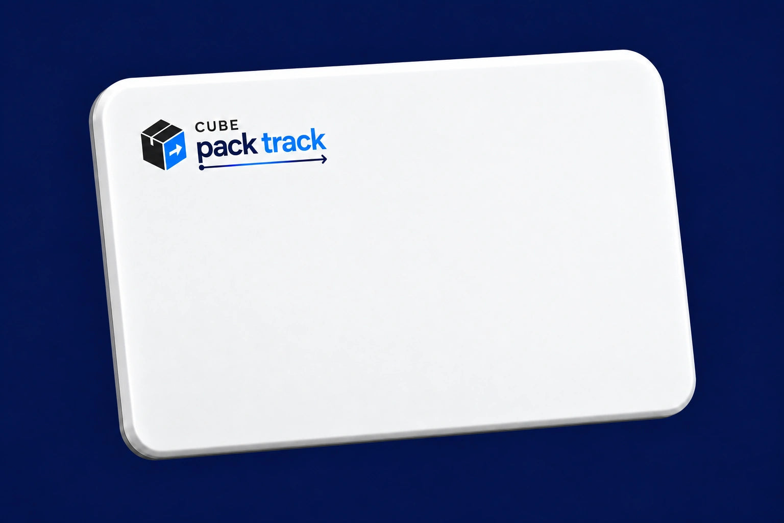White Cube Pack Track shipment tracker