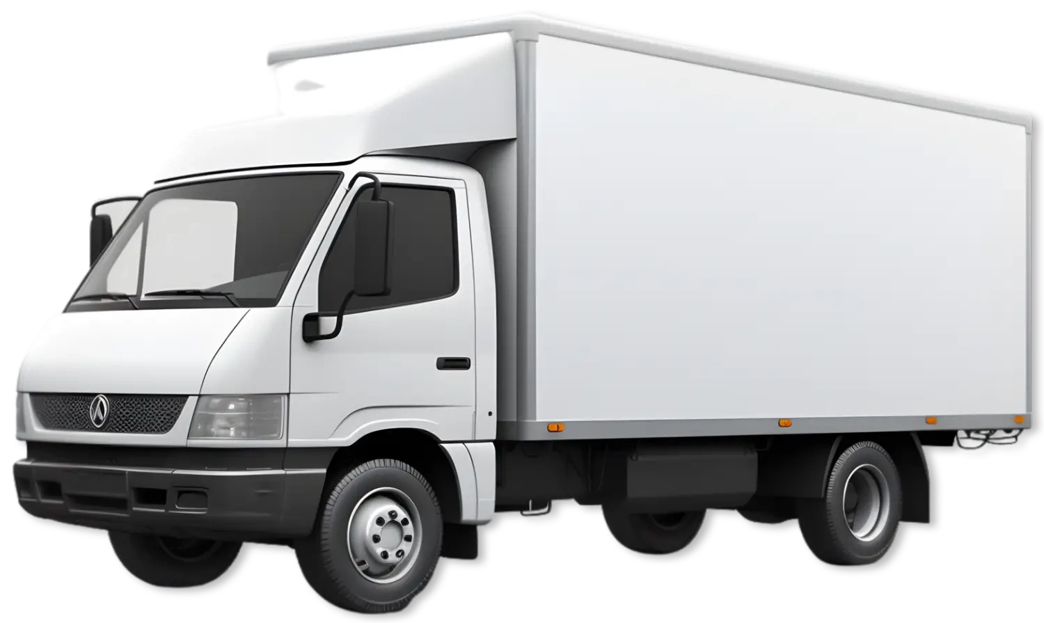White fleet vans lined up for tracking